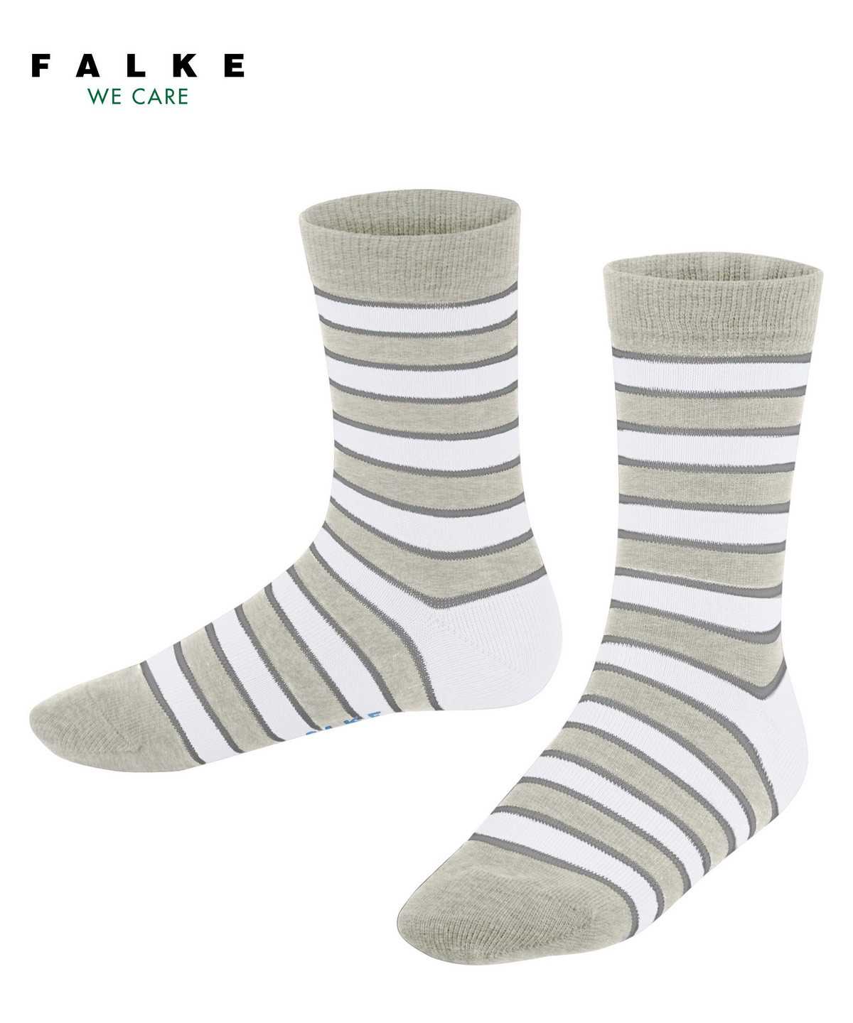 Kids\' Falke Simple Stripes Socks Socks Grey | FKEWHB546