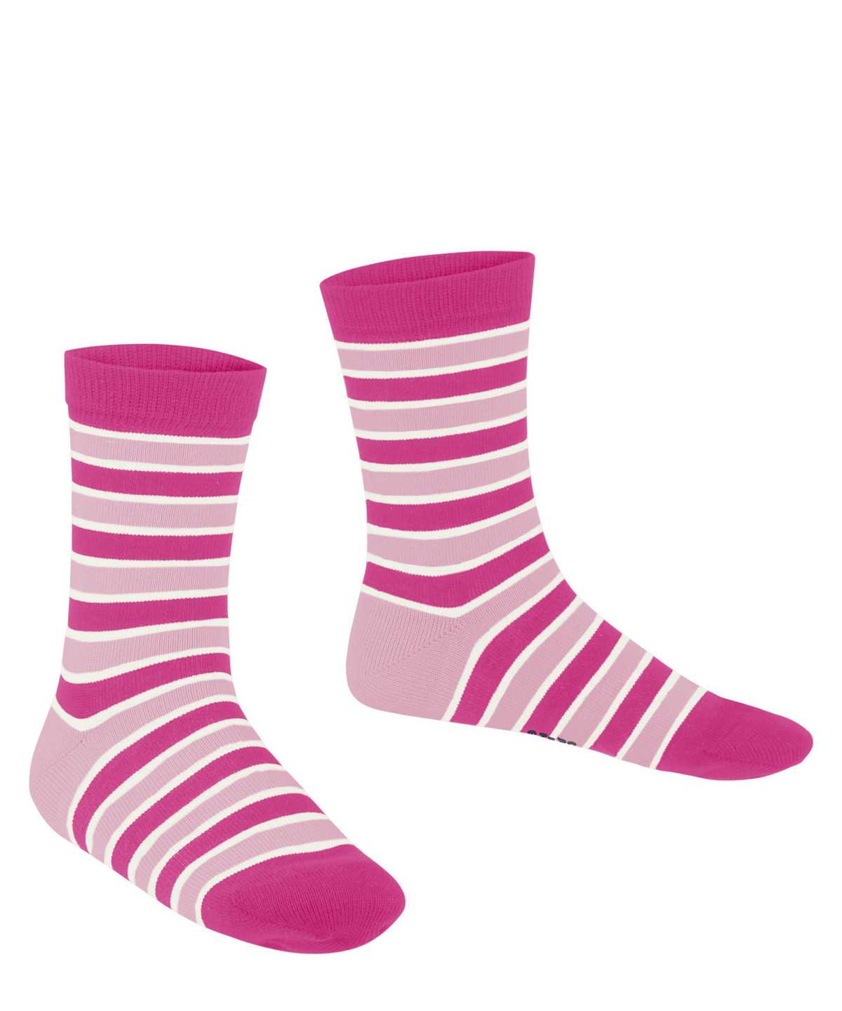 Kids' Falke Simple Stripes Socks Socks Pink | YPVWZC174