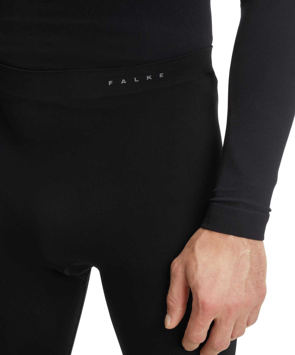 Men Falke 3/4 Tights Warm Tights Black | BDWAMJ869