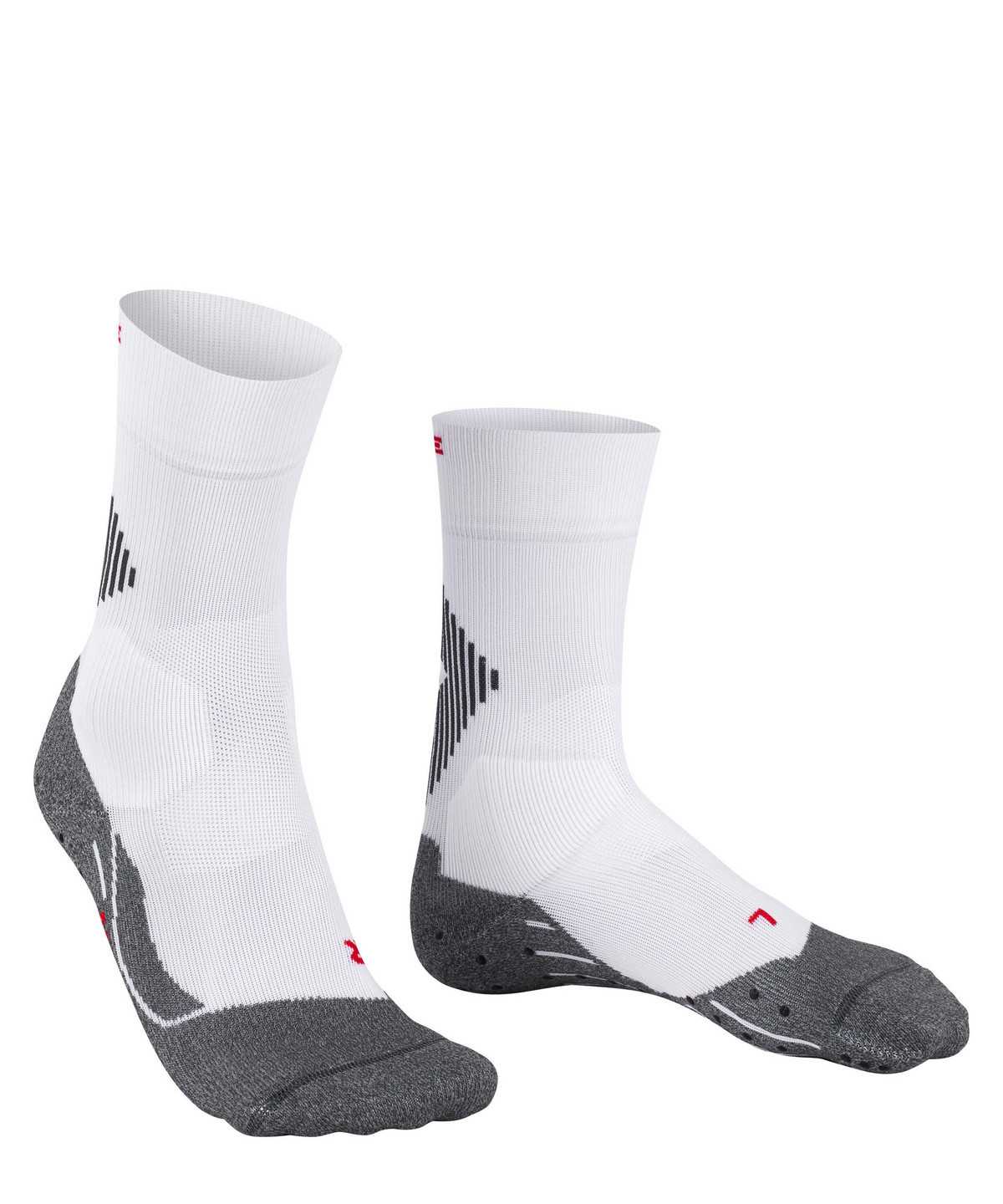 Men Falke 4GRIP Stabilizing Socks Socks White | NERATI983