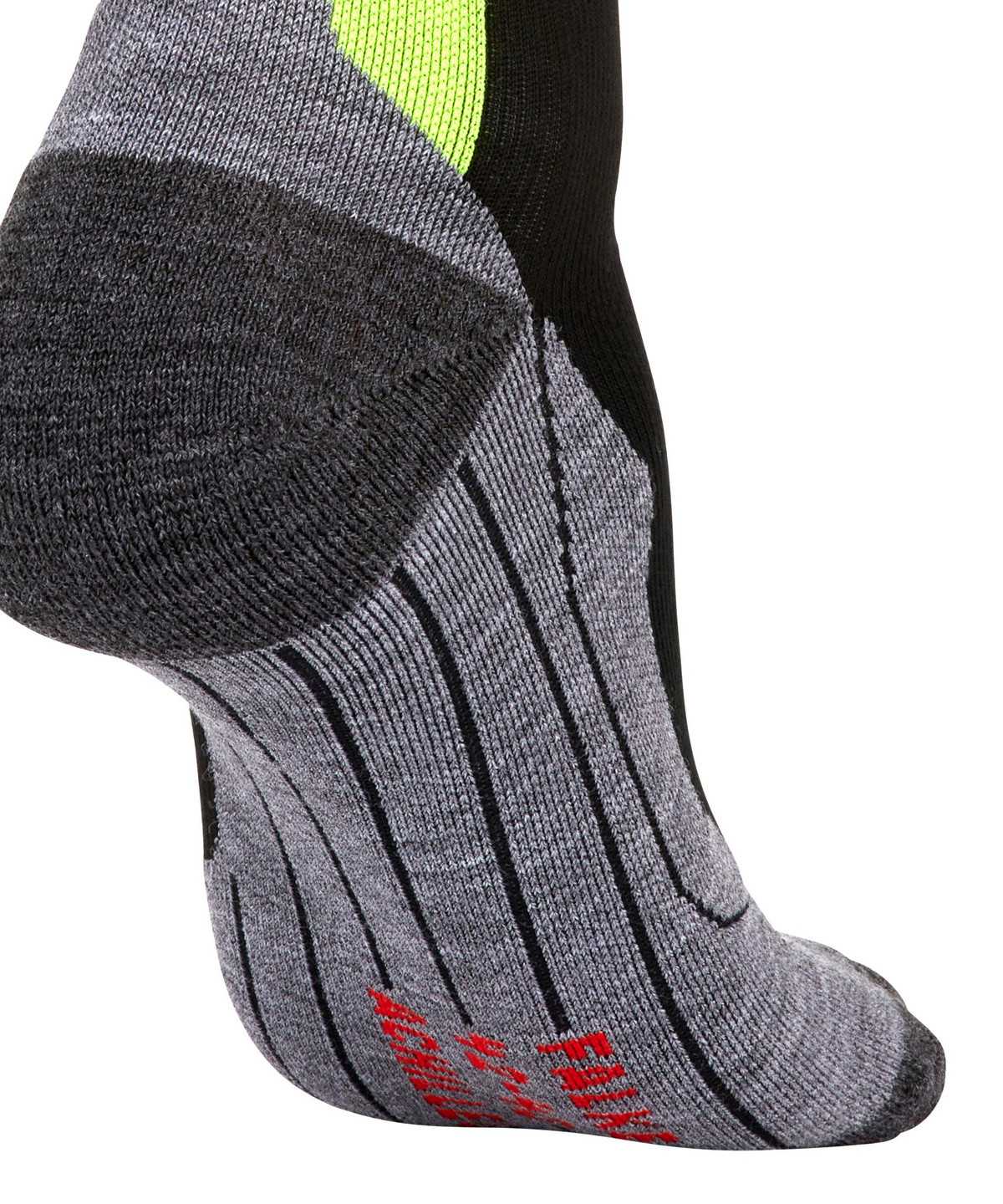 Men Falke Achilles Socks Health Socks Black | IGQJYD648