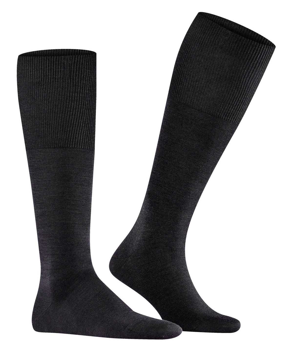 Men Falke Airport Knee-high Socks Socks Black | KPMDSQ579