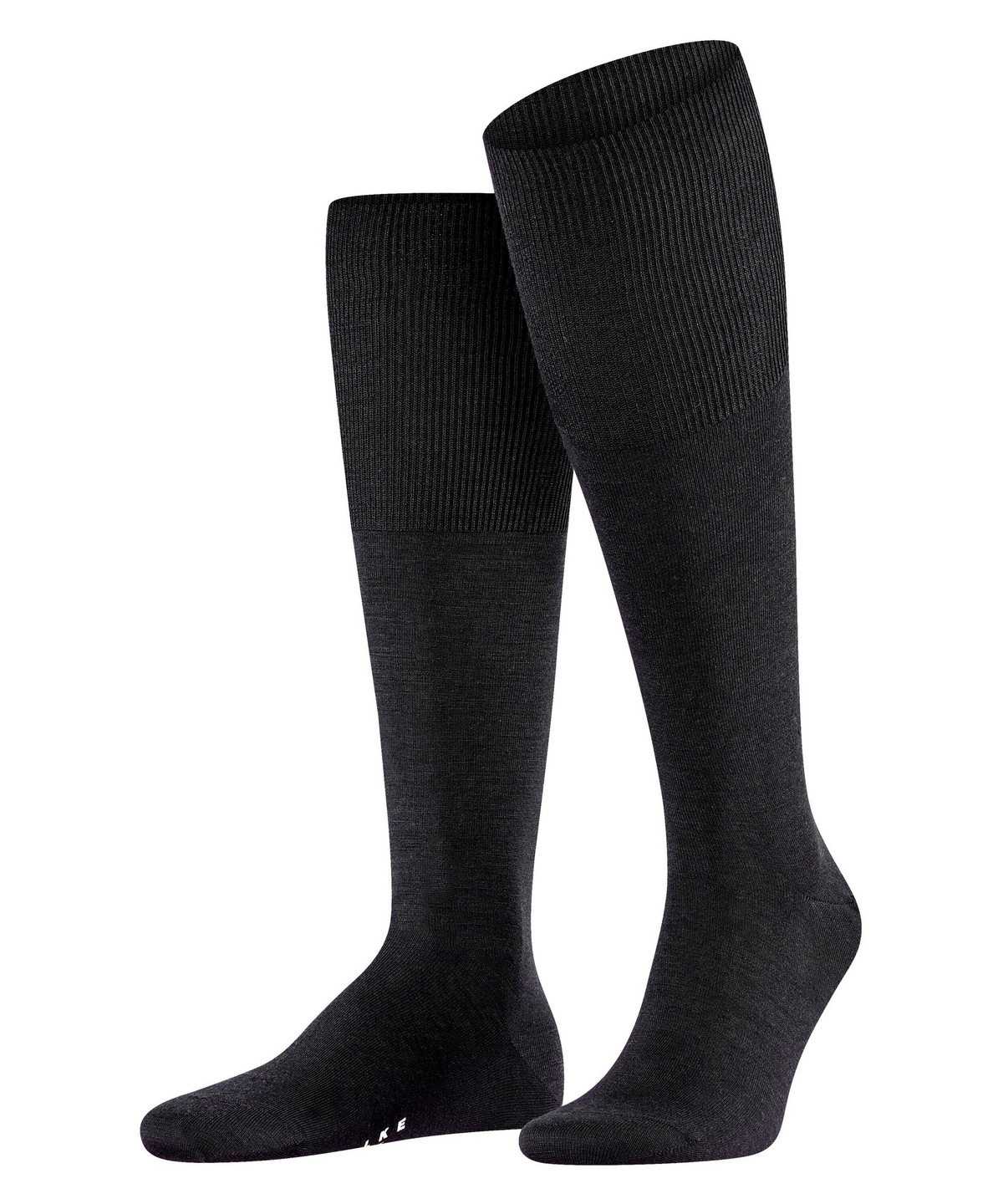 Men Falke Airport Knee-high Socks Socks Black | KPMDSQ579