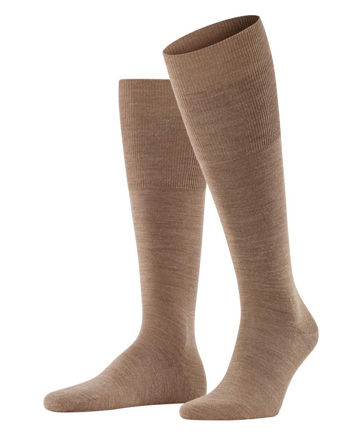 Men Falke Airport Knee-high Socks Socks Brown | WUETDP287