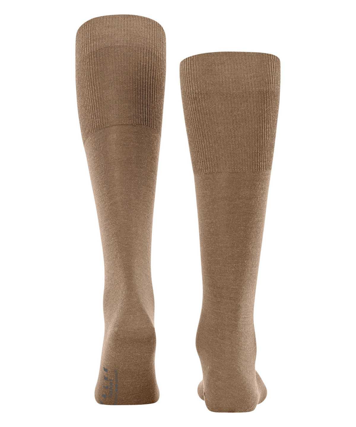 Men Falke Airport Knee-high Socks Socks Brown | RUPKDV561