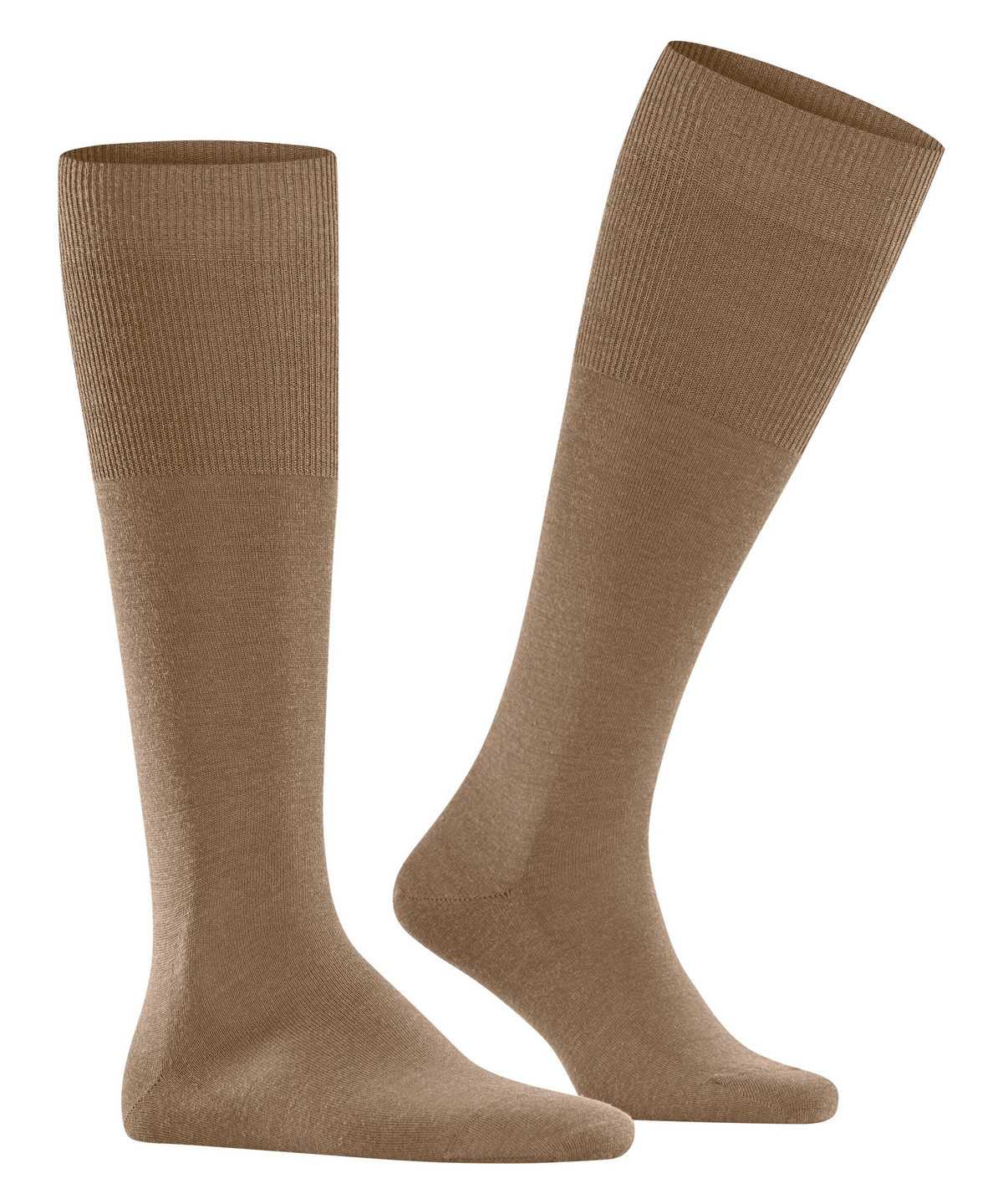 Men Falke Airport Knee-high Socks Socks Brown | RUPKDV561