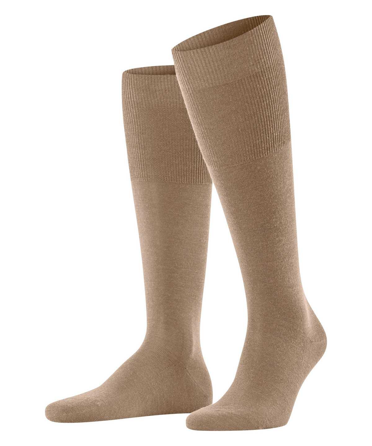 Men Falke Airport Knee-high Socks Socks Brown | RUPKDV561