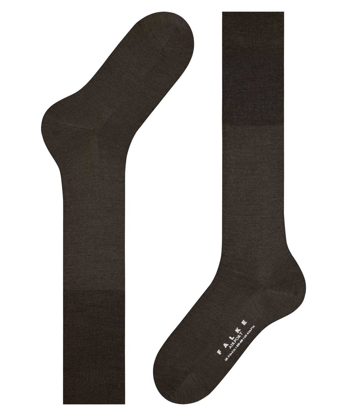 Men Falke Airport Knee-high Socks Socks Brown | NKJTUB874