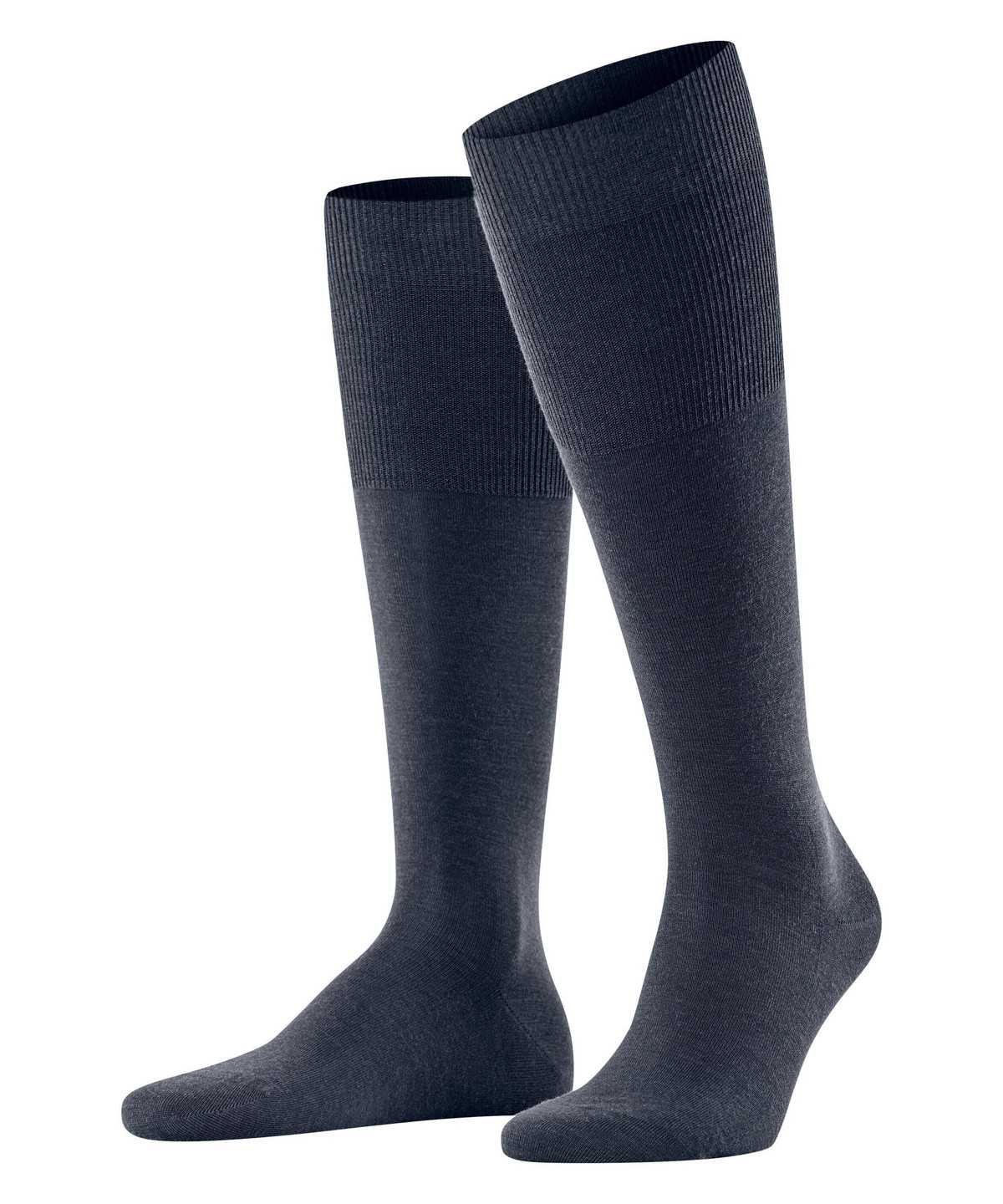 Men Falke Airport Knee-high Socks Socks Blue | CSWVZJ015