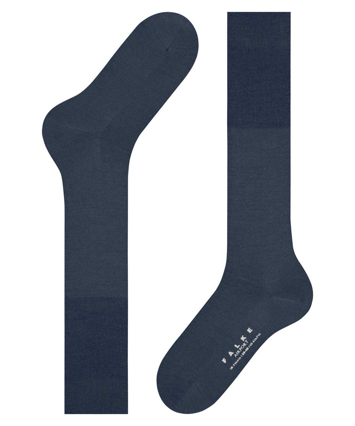 Men Falke Airport Knee-high Socks Socks Blue | AZGQIO710