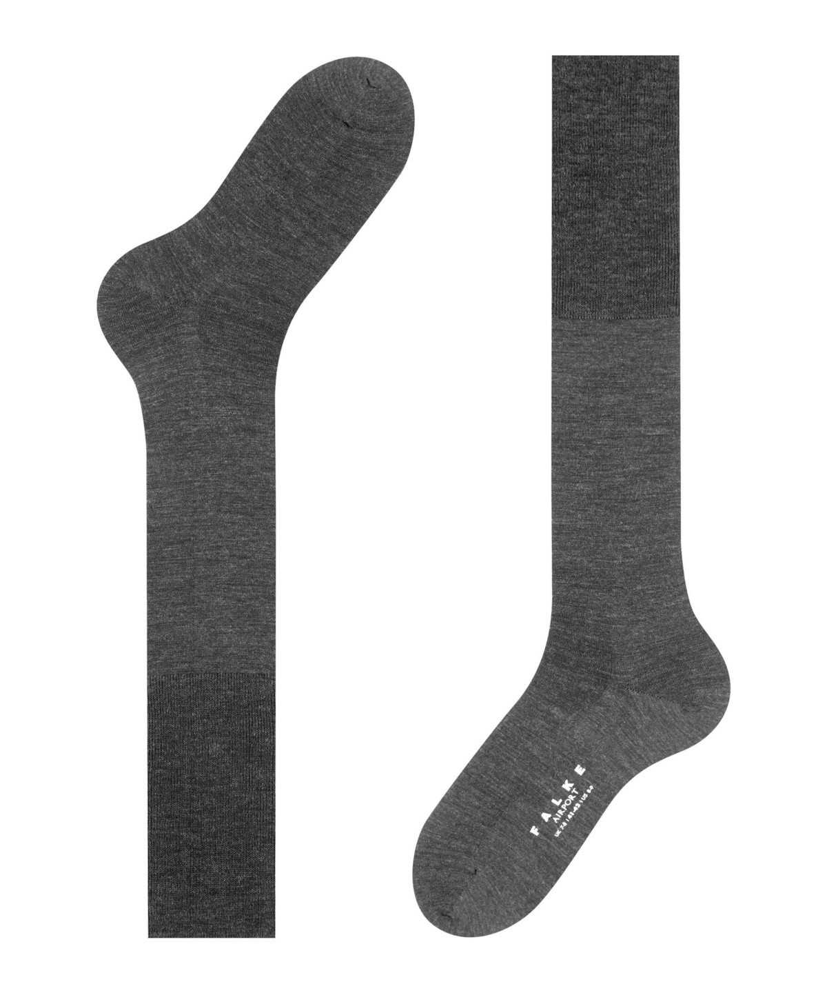 Men Falke Airport Knee-high Socks Socks Grey | UOGIBY289