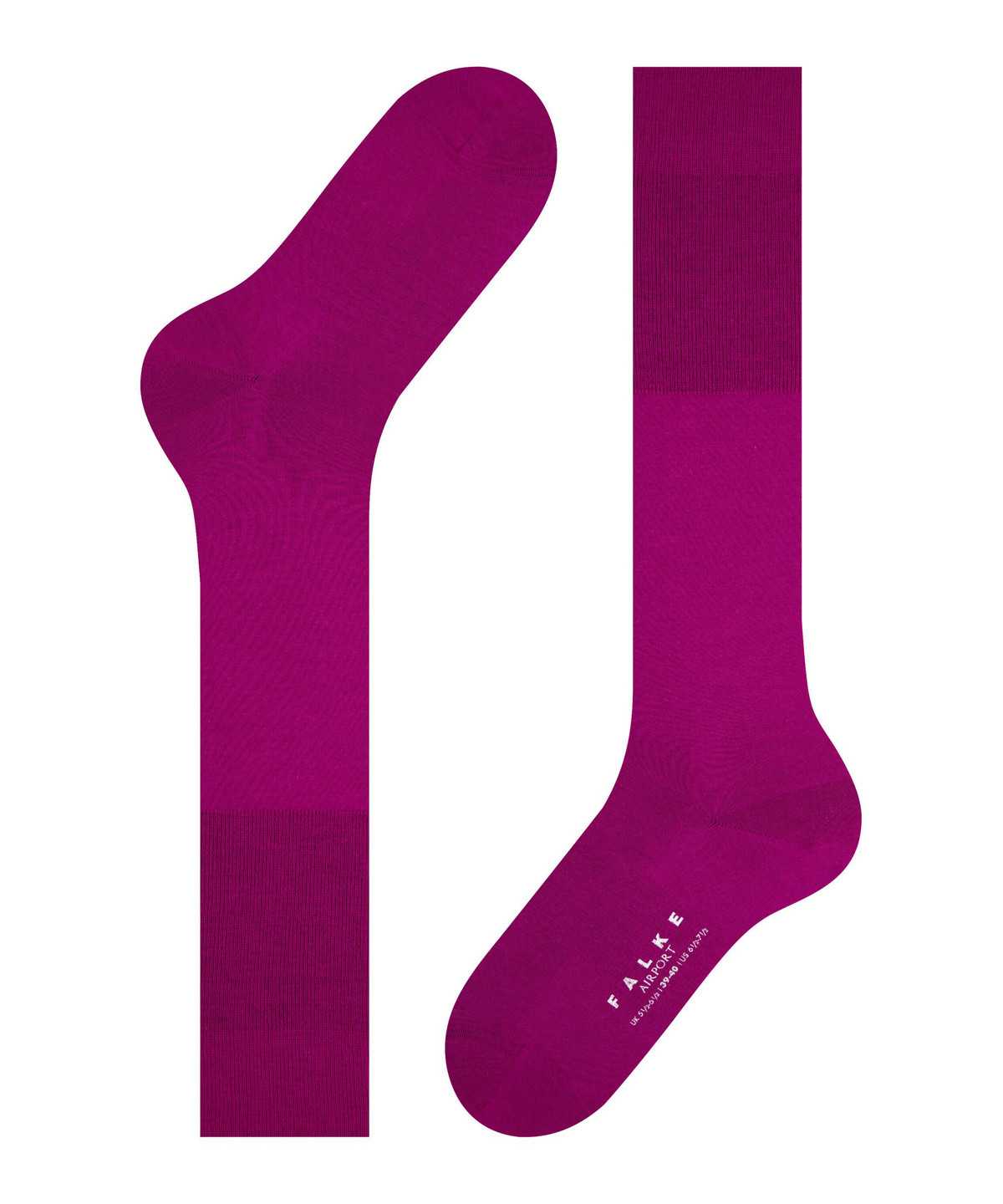 Men Falke Airport Knee-high Socks Socks Pink | AQFHGS541