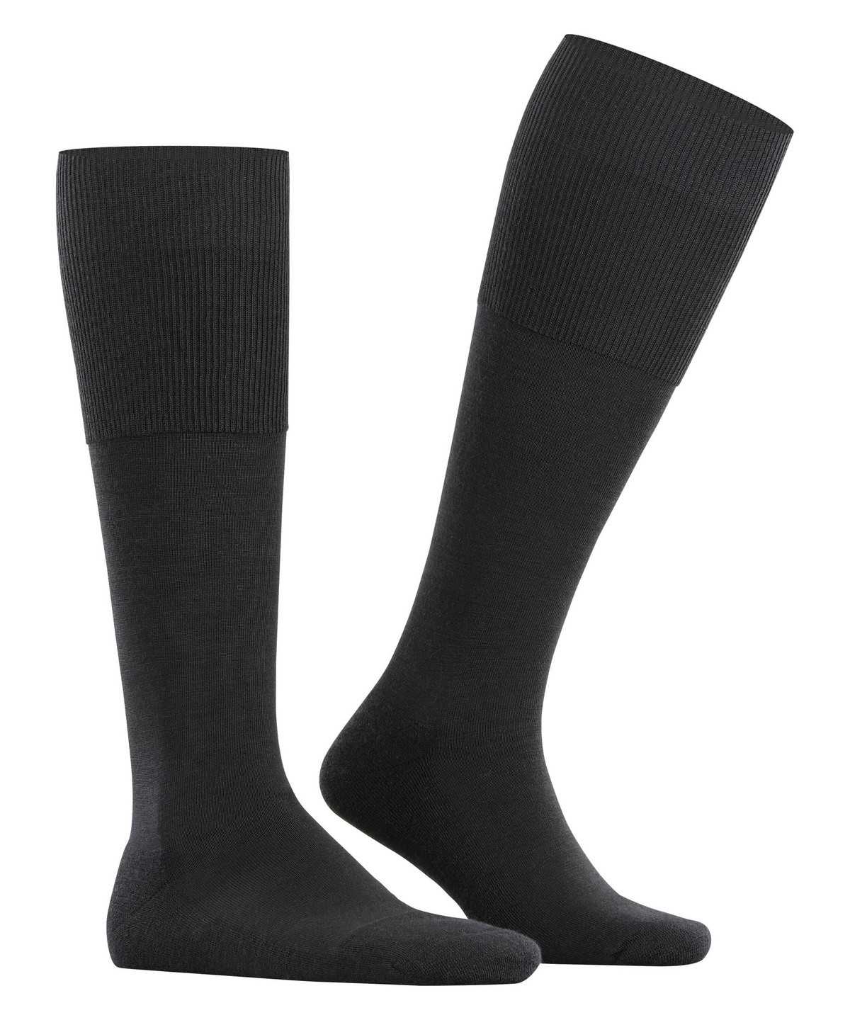 Men Falke Airport Plus Knee-high Socks Socks Black | JLESFM421