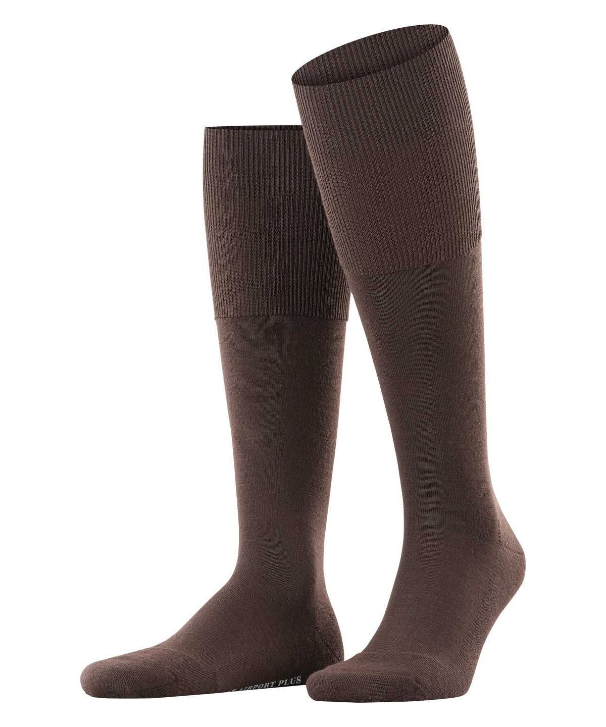 Men Falke Airport Plus Knee-high Socks Socks Brown | OZNJFW069