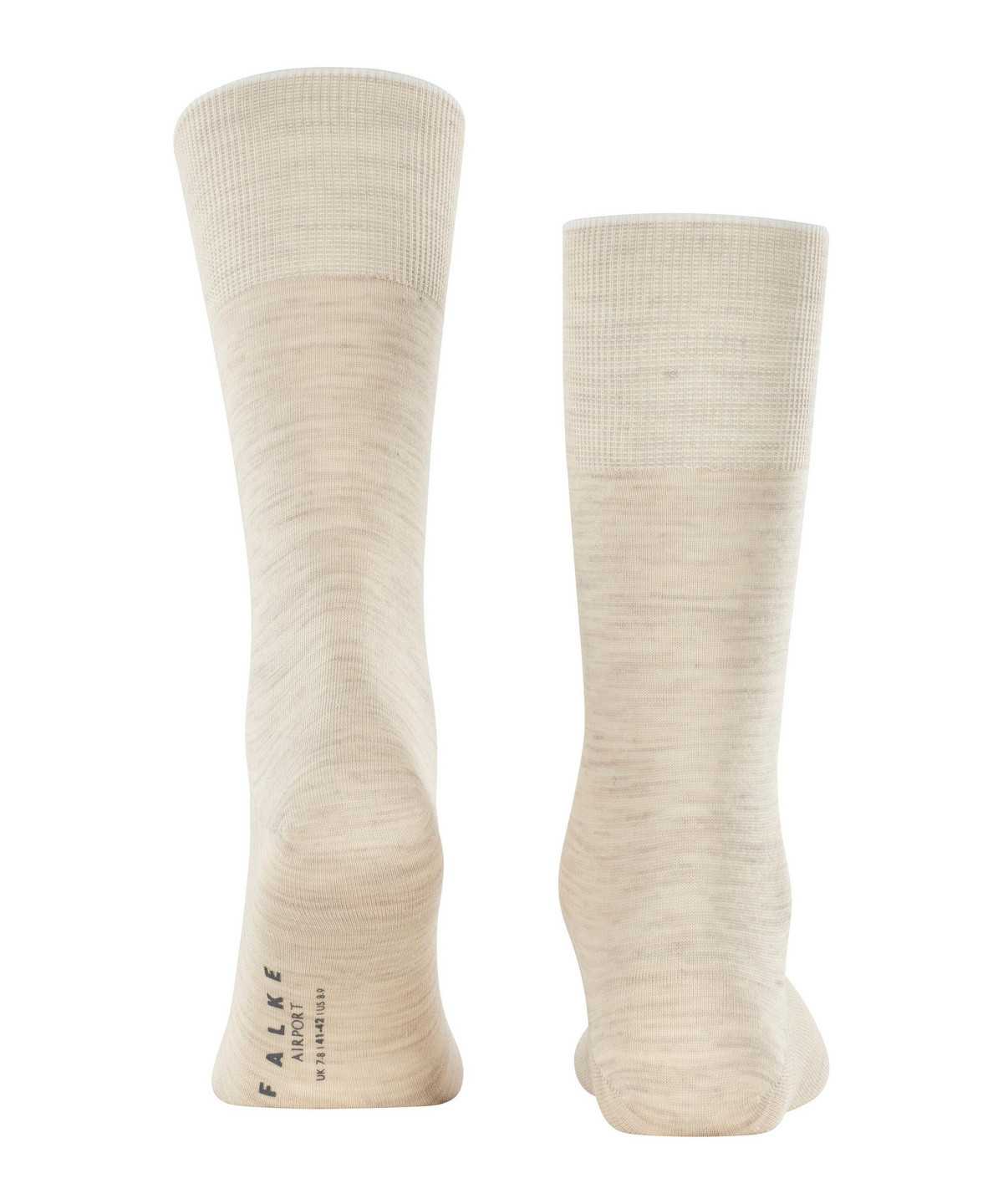 Men Falke Airport Socks Socks Beige | QLUNZM097