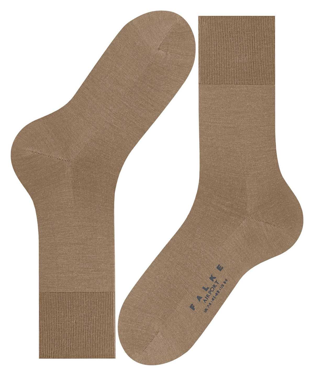 Men Falke Airport Socks Socks Brown | EPBHLD890