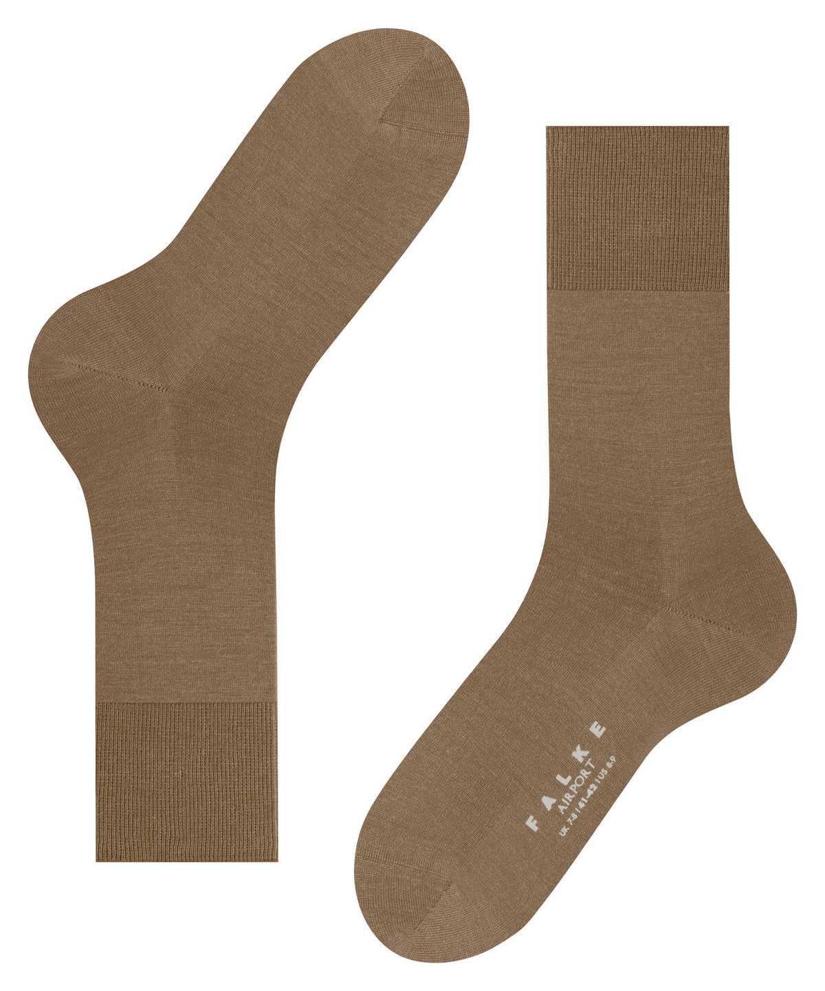 Men Falke Airport Socks Socks Brown | YZOWRC956