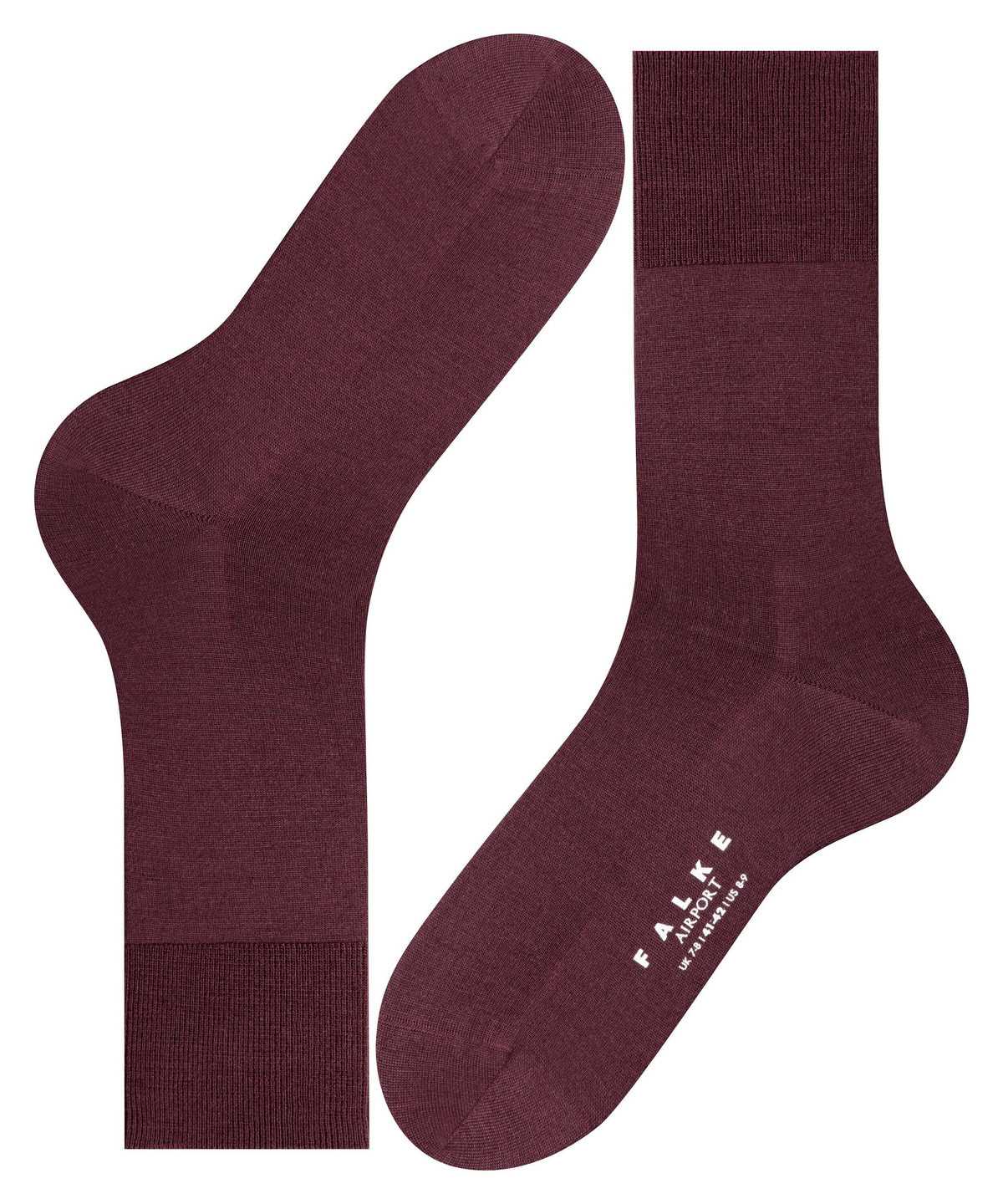 Men Falke Airport Socks Socks Red | ZEUSVG392