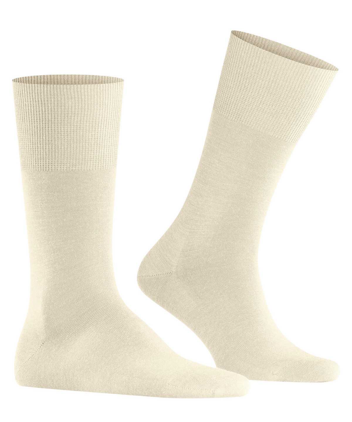 Men Falke Airport Socks Socks White | JXEBUI153