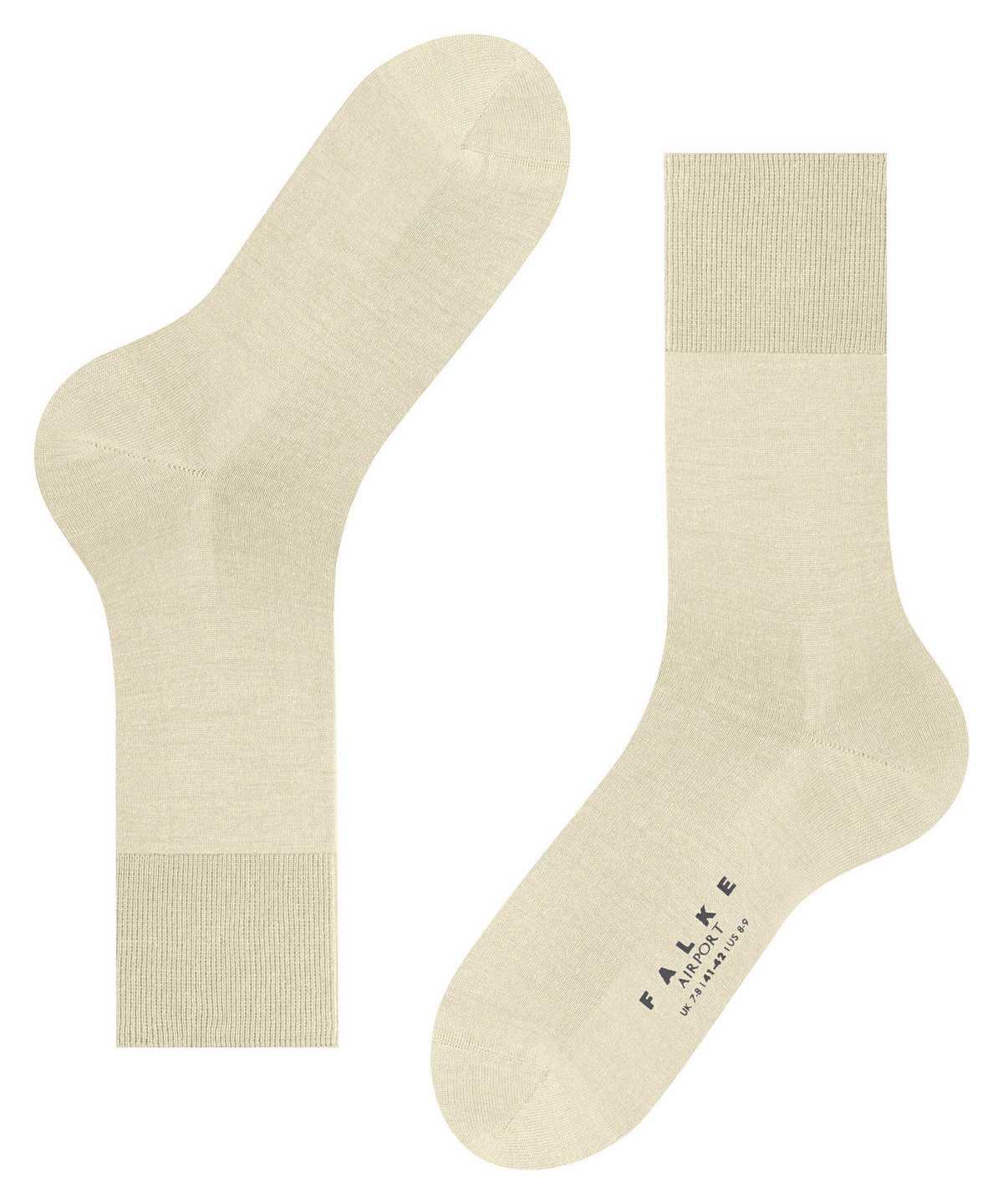 Men Falke Airport Socks Socks White | JXEBUI153