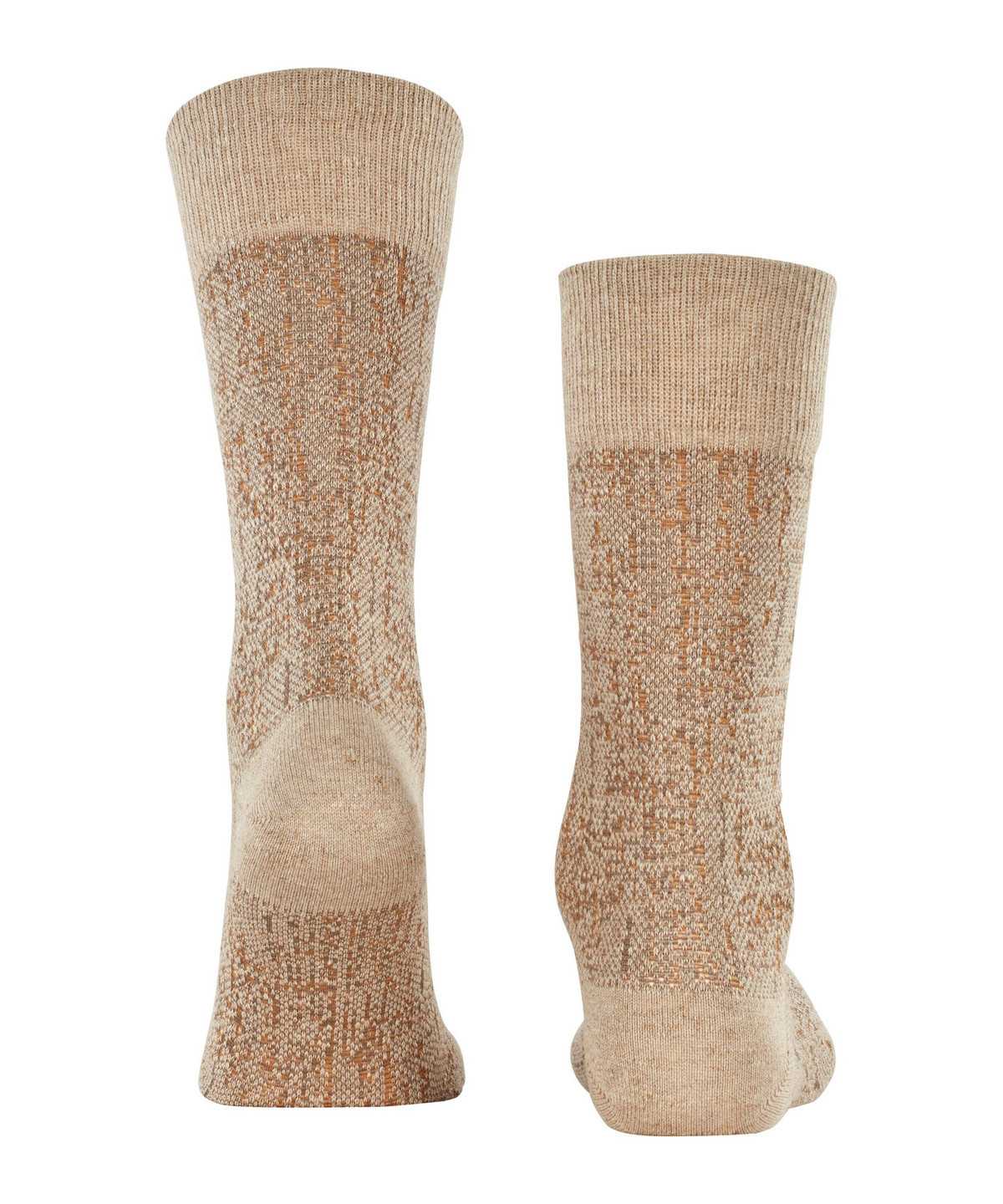 Men Falke Artisanship Socks Socks Beige | UKETJO291