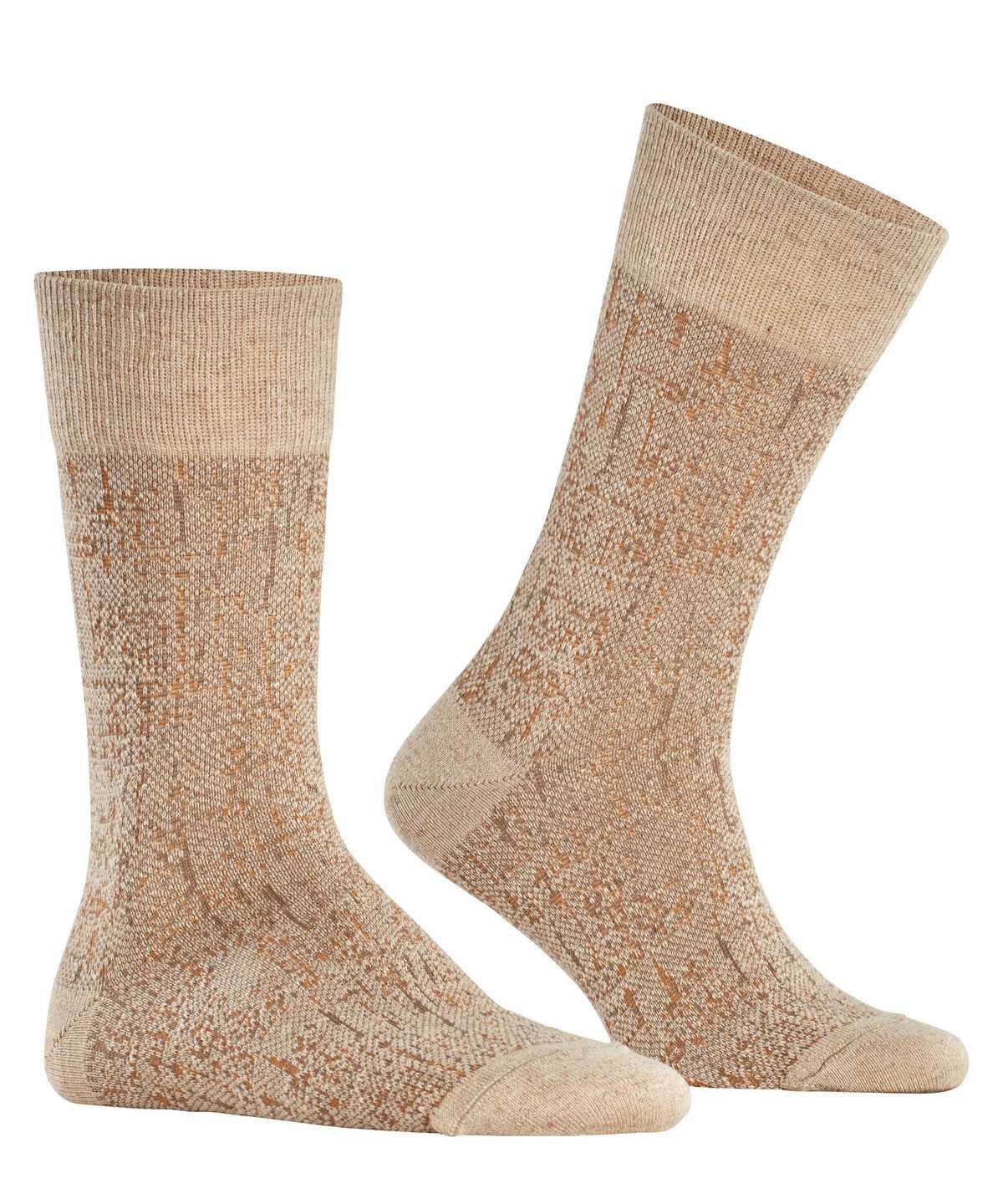 Men Falke Artisanship Socks Socks Beige | UKETJO291