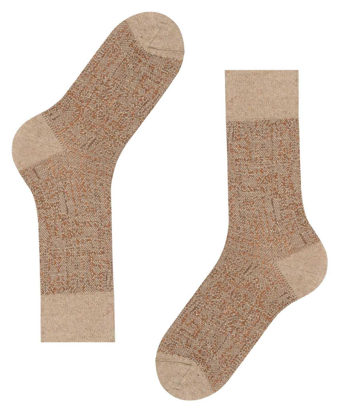 Men Falke Artisanship Socks Socks Beige | UKETJO291