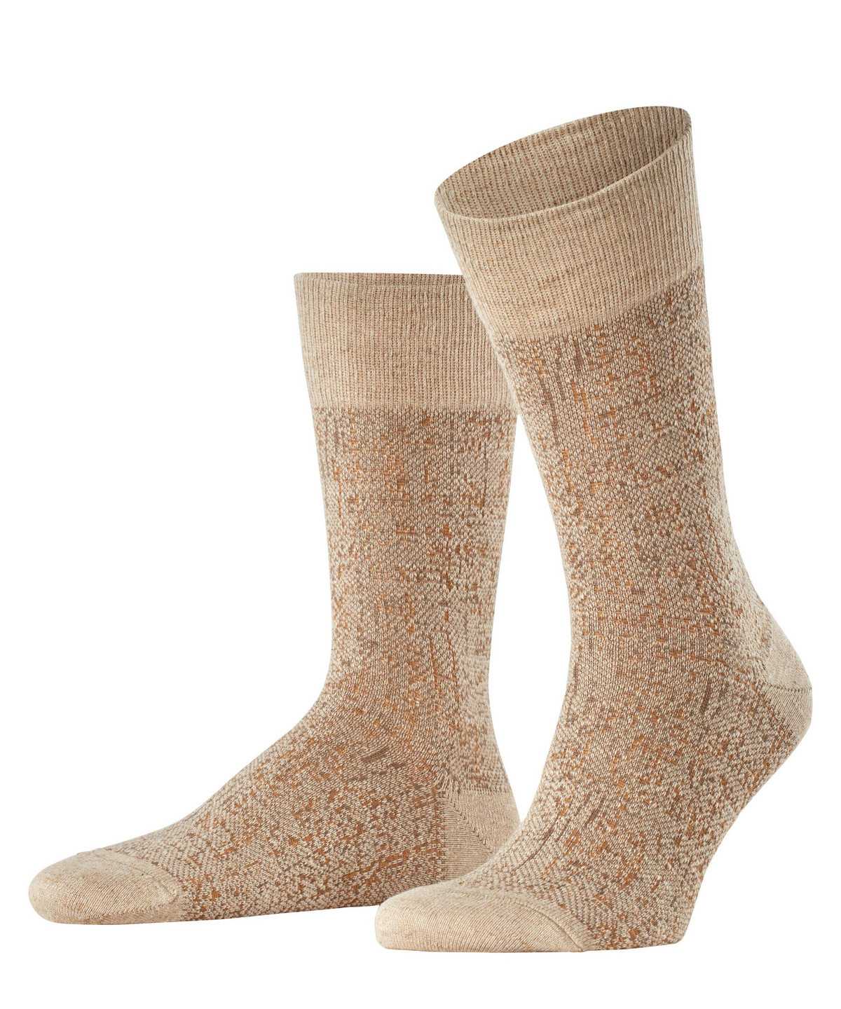 Men Falke Artisanship Socks Socks Beige | UKETJO291