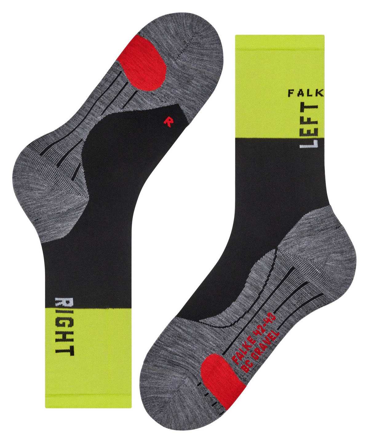 Men Falke BC Gravel Biking Socks Socks Black | GMTOJI958