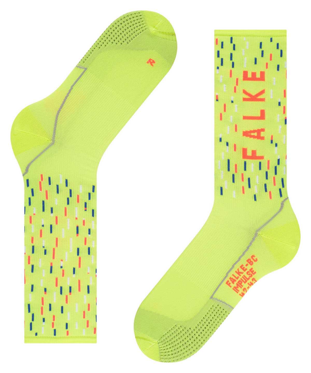 Men Falke BC Impulse Biking Socks Socks Yellow | BXVRLC517