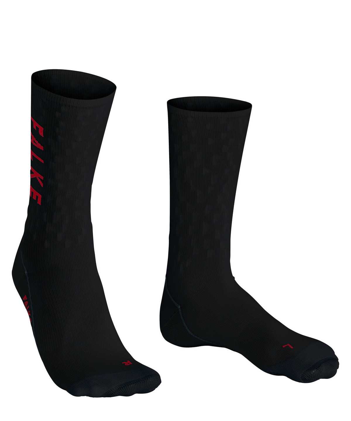 Men Falke BC Impulse Biking Socks Socks Black | DWEFKH604