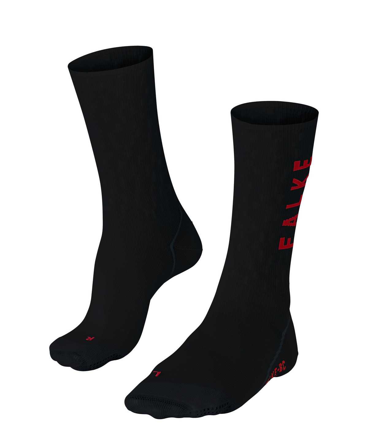 Men Falke BC Impulse Biking Socks Socks Black | DWEFKH604