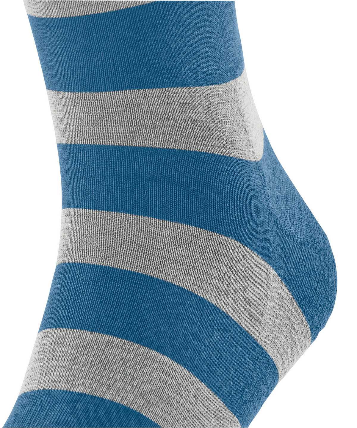 Men Falke Block Stripe Socks Socks Blue | OSTWLB487