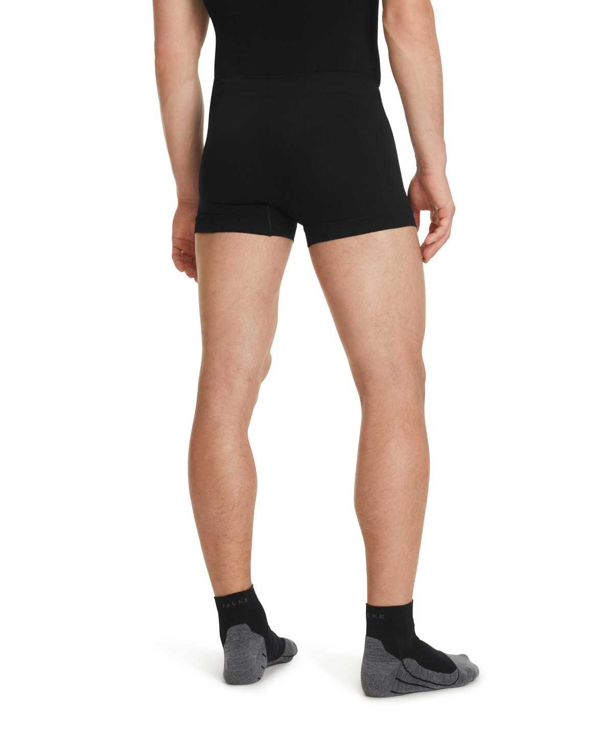 Men Falke Boxer Warm Boxer & Slips Black | LHOGFE301