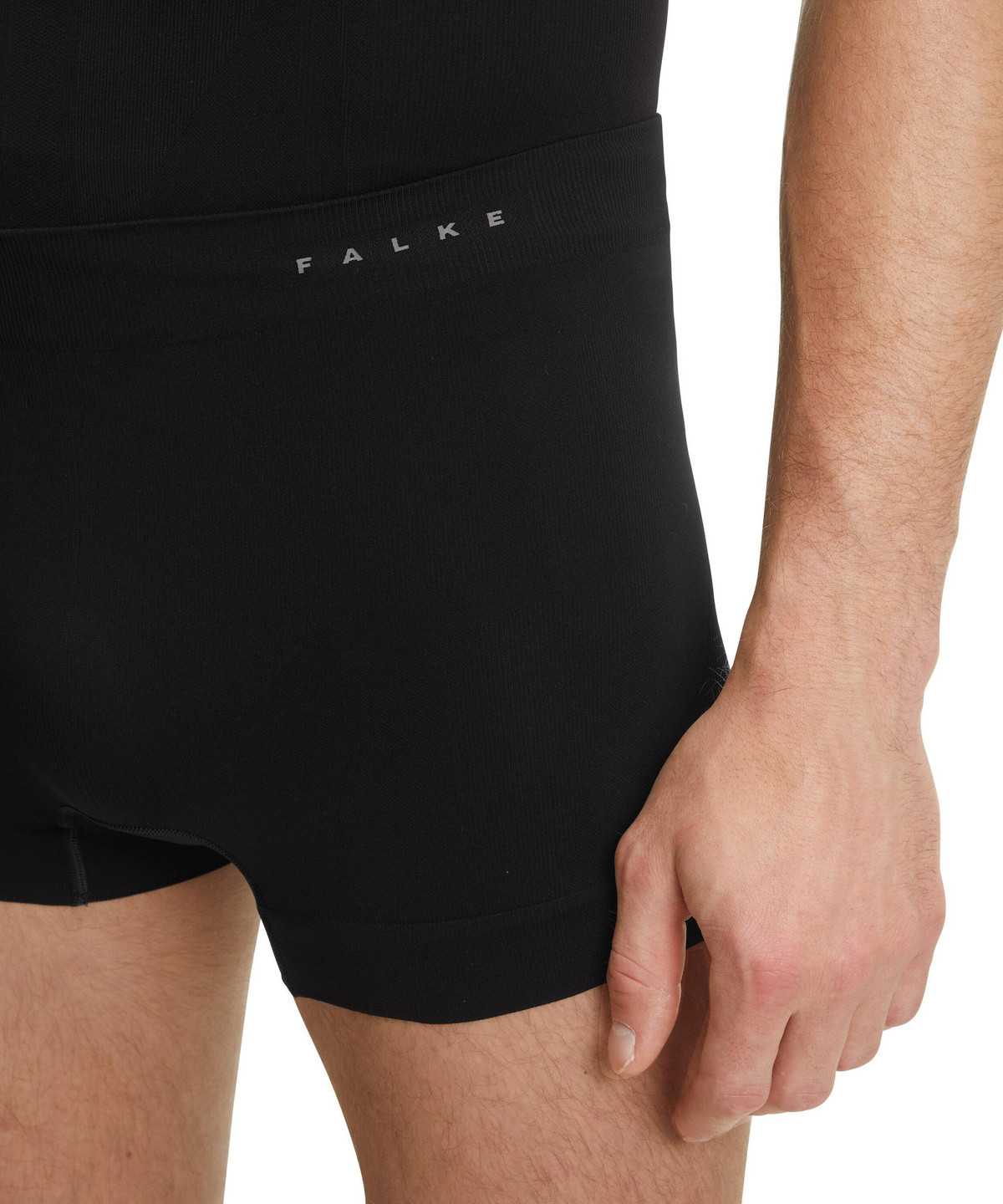 Men Falke Boxer Warm Boxer & Slips Black | LHOGFE301