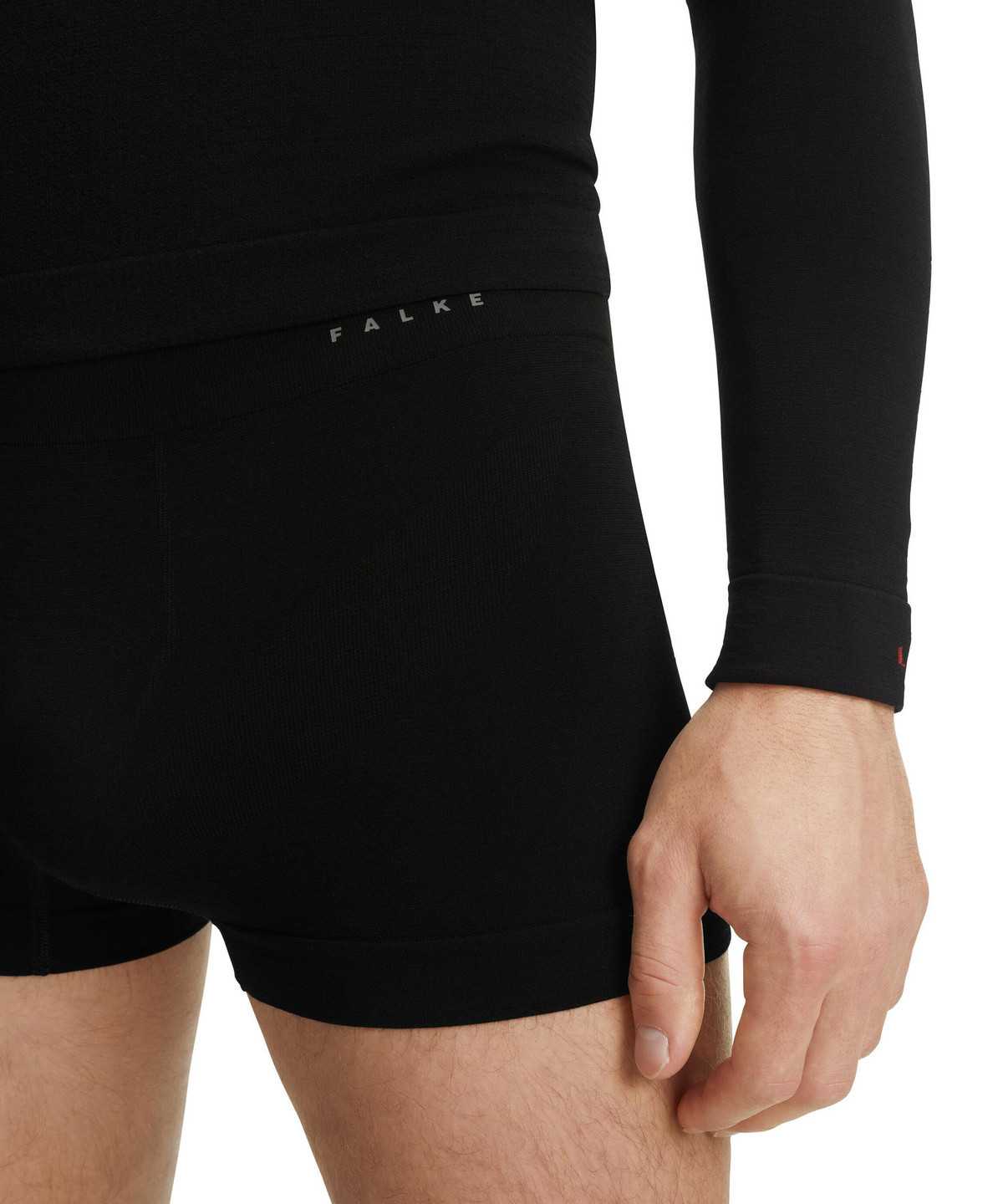 Men Falke Boxer Wool-Tech Light Boxer & Slips Black | NWYTXG720