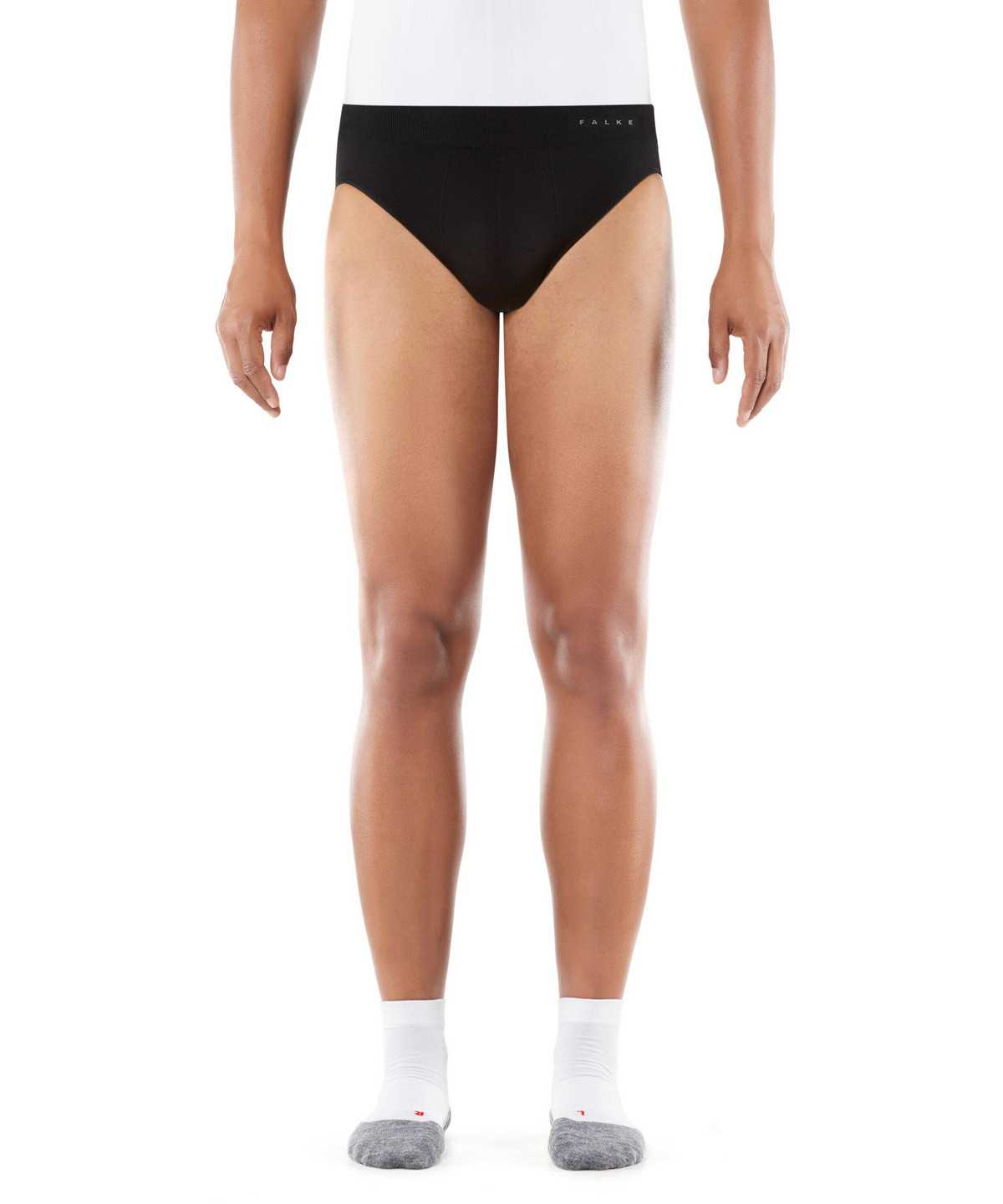 Men Falke Brief Warm Boxer & Slips Black | IUEXQV865