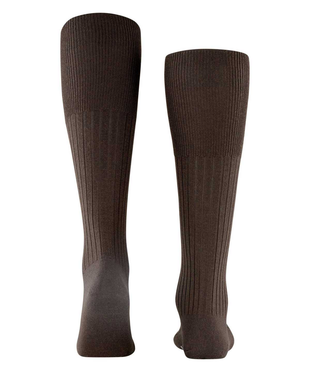 Men Falke Bristol Pure Knee-high Socks Socks Brown | HNDVEQ671