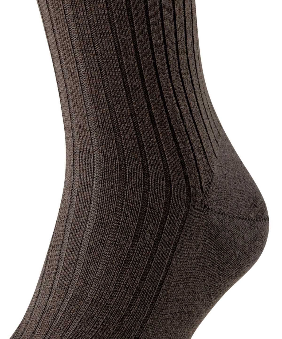 Men Falke Bristol Pure Knee-high Socks Socks Brown | HNDVEQ671