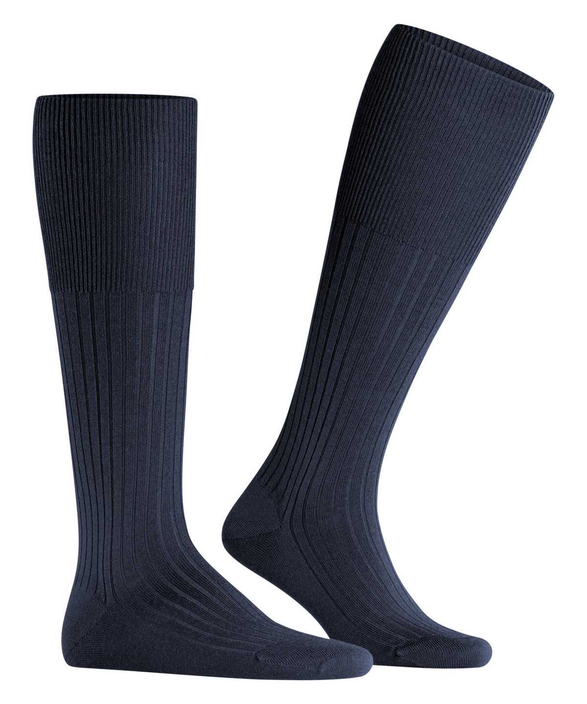 Men Falke Bristol Pure Knee-high Socks Socks Blue | RMGOWY541