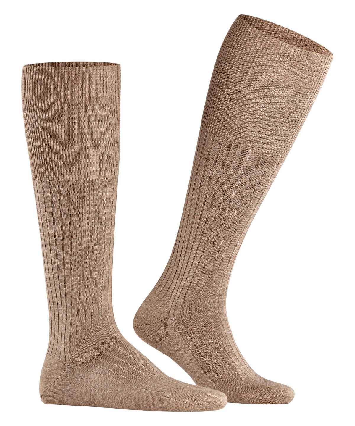 Men Falke Bristol Pure Knee-high Socks Socks Brown | FPZCDT274