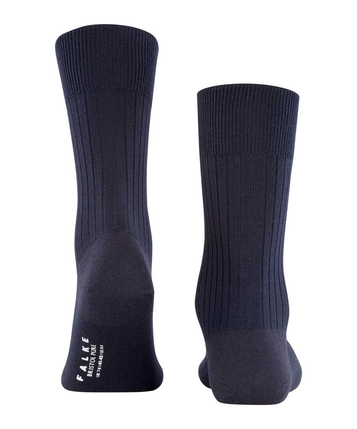 Men Falke Bristol Pure Socks Socks Blue | VWDXKR815