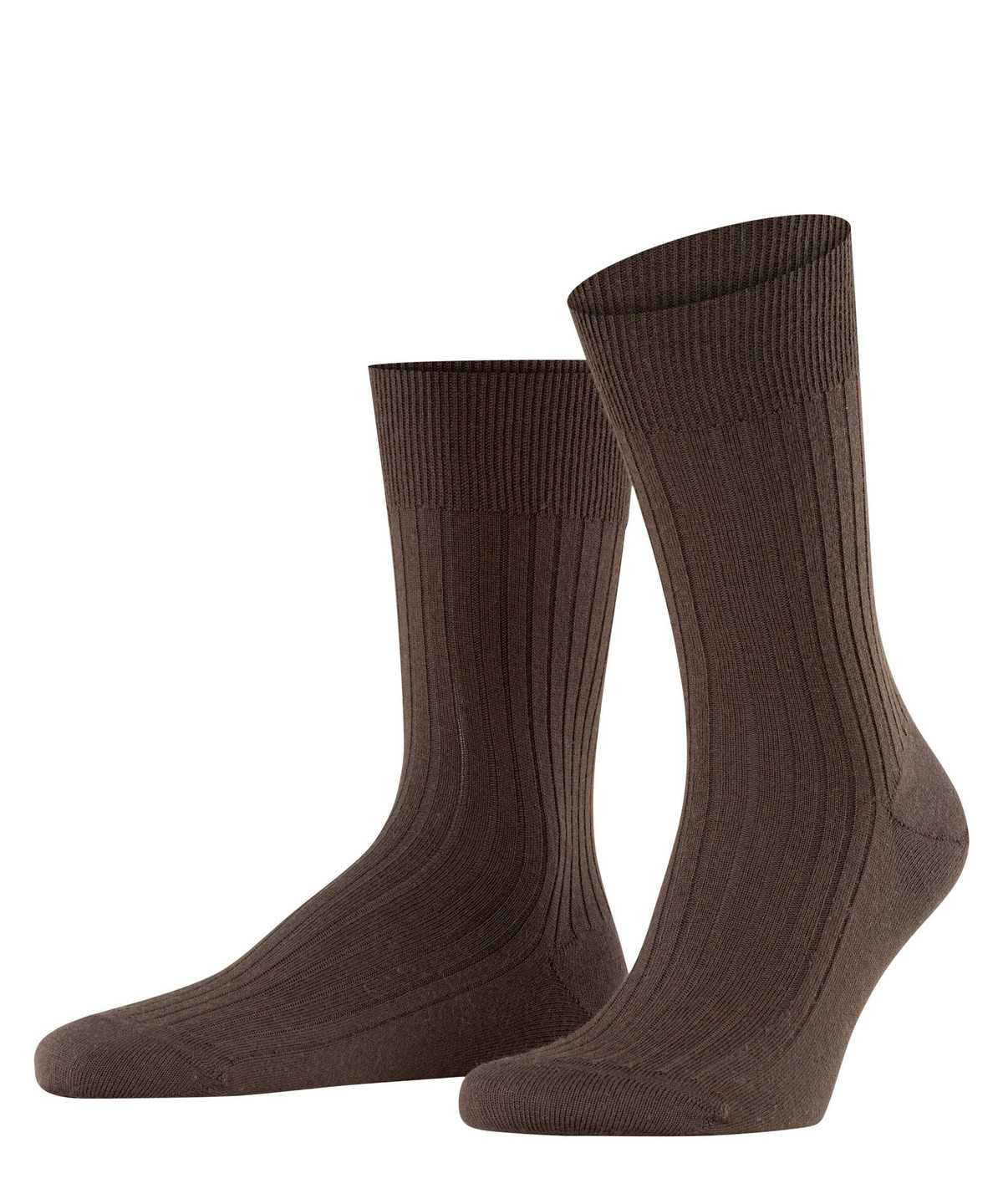 Men Falke Bristol Pure Socks Socks Brown | EYXUGI842