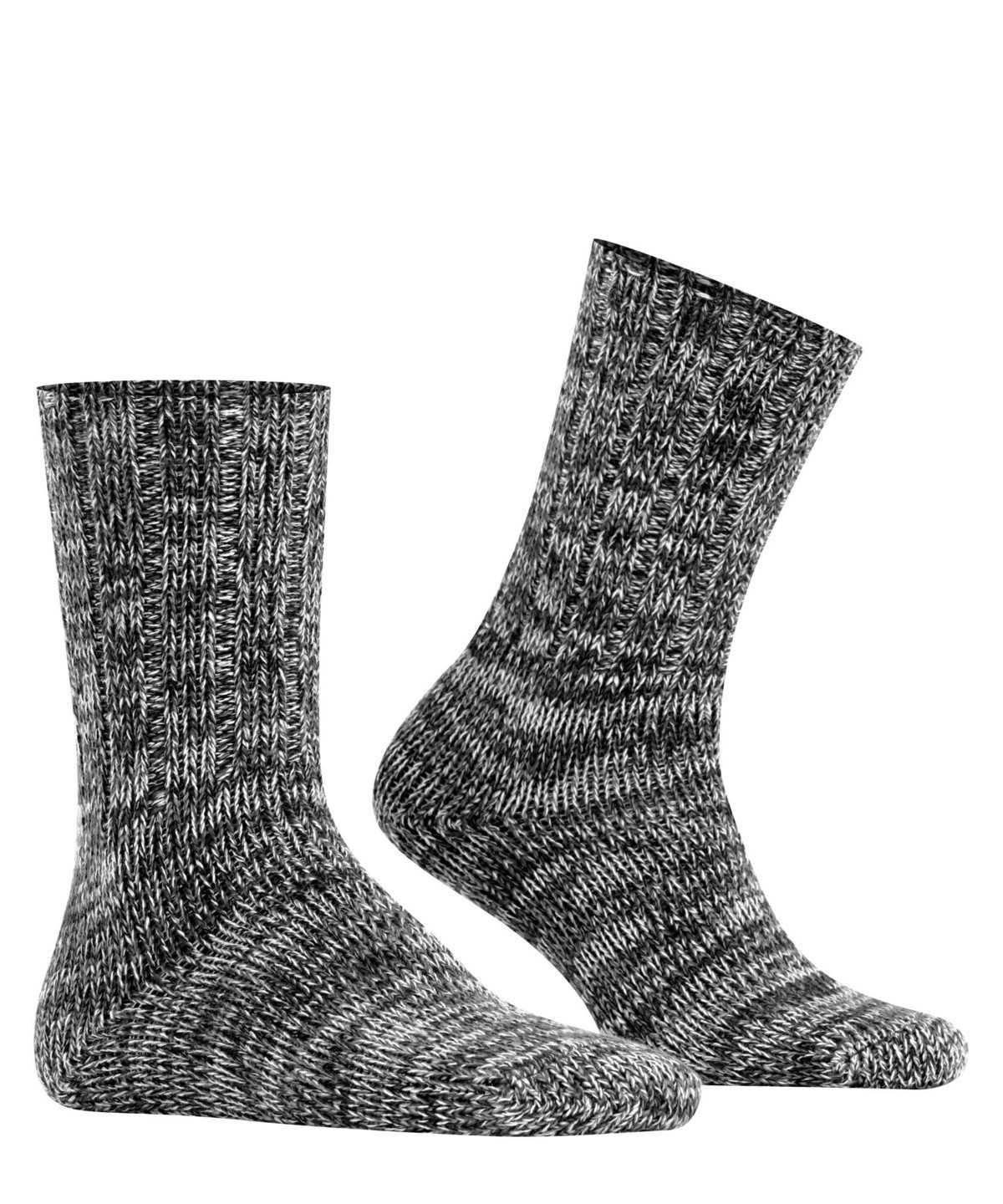 Men Falke Brooklyn Boot socks Socks Black | VBSDTZ235