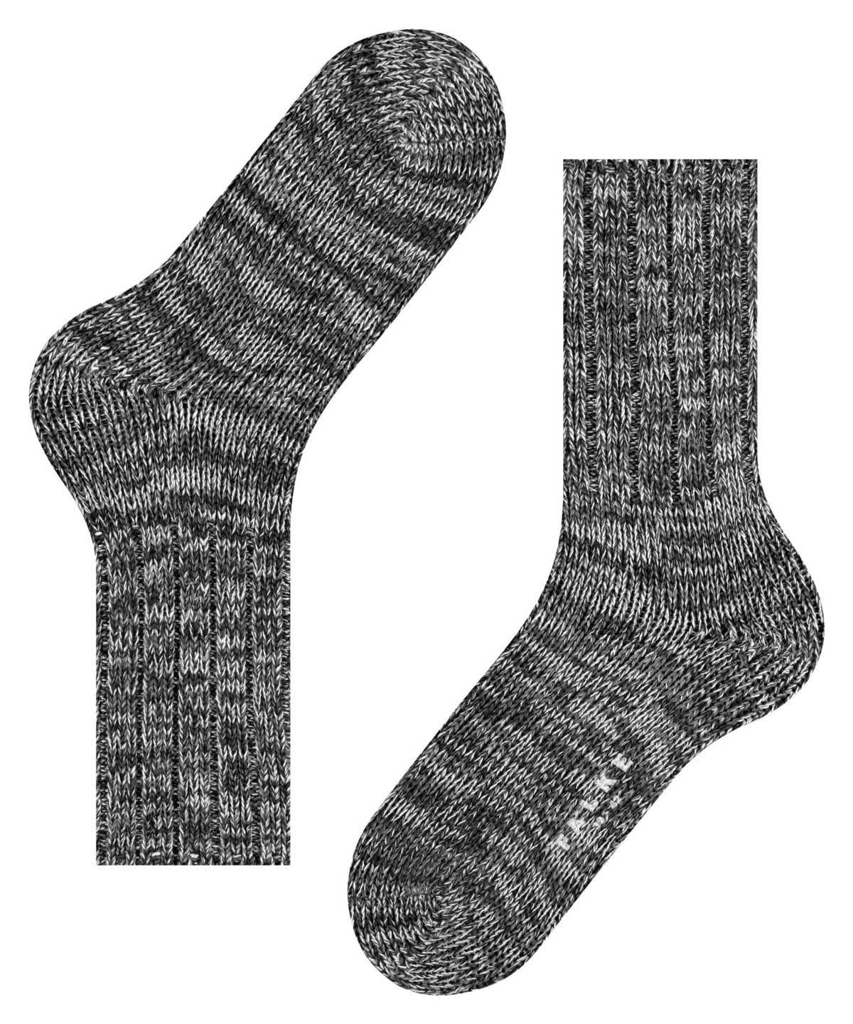 Men Falke Brooklyn Boot socks Socks Black | VBSDTZ235