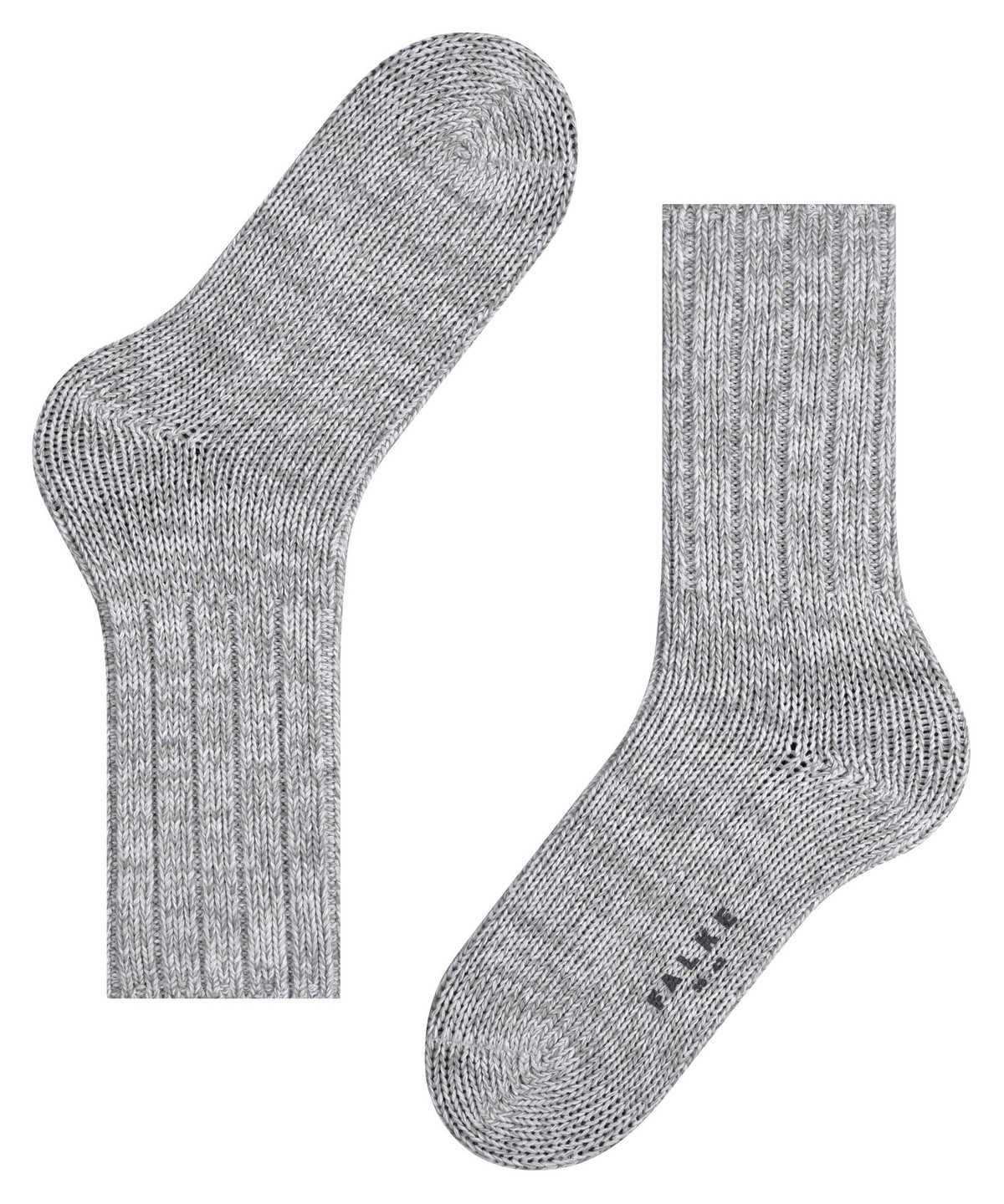 Men Falke Brooklyn Boot socks Socks Grey | VWZUTC592