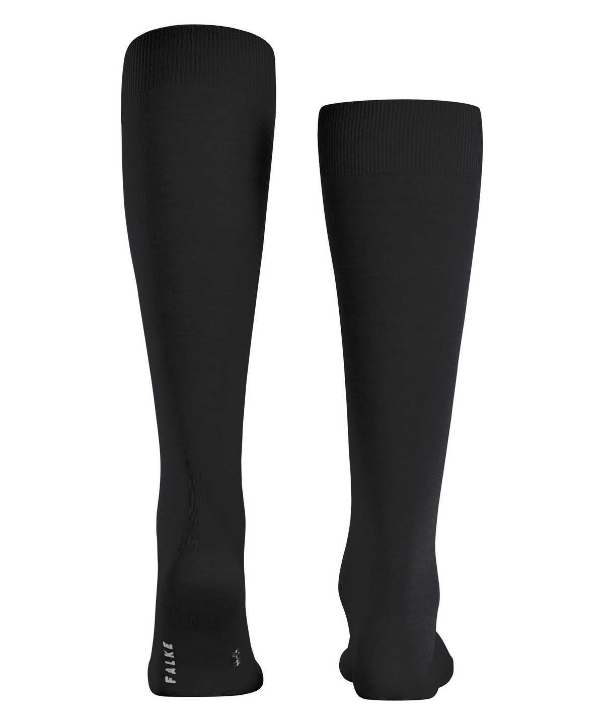 Men Falke ClimaWool Knee-high Socks Socks Black | GCVAQL209