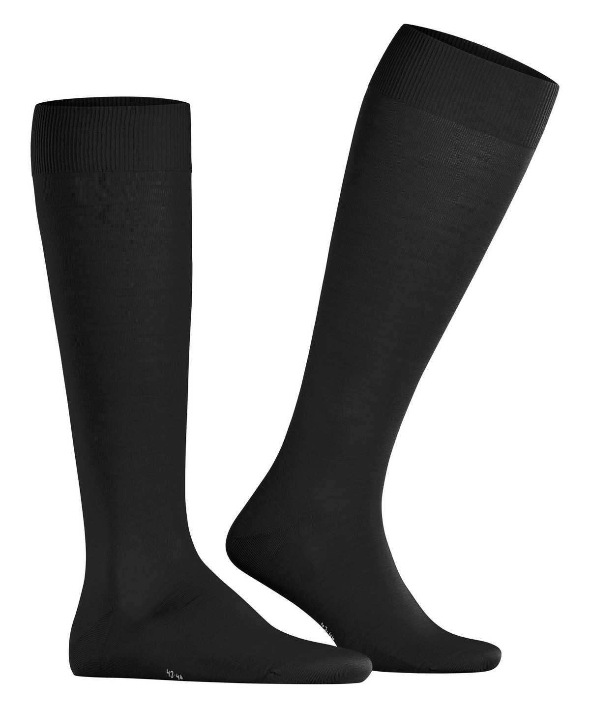 Men Falke ClimaWool Knee-high Socks Socks Black | GCVAQL209