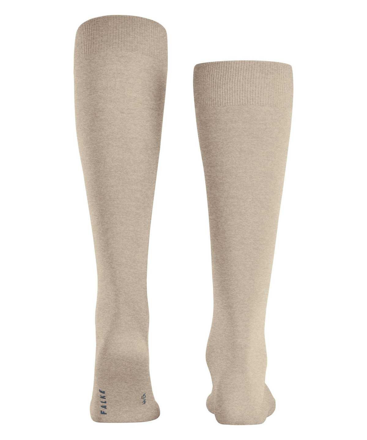 Men Falke ClimaWool Knee-high Socks Socks Beige | BVKRYW251