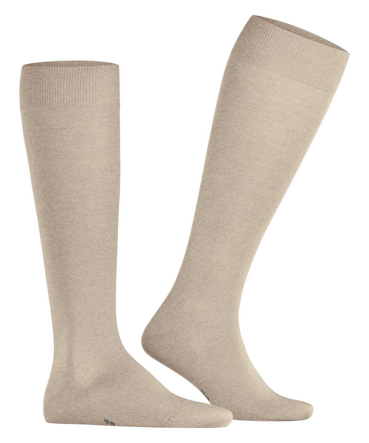 Men Falke ClimaWool Knee-high Socks Socks Beige | BVKRYW251